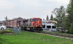 CN 5799 leads 402 near Belzile street